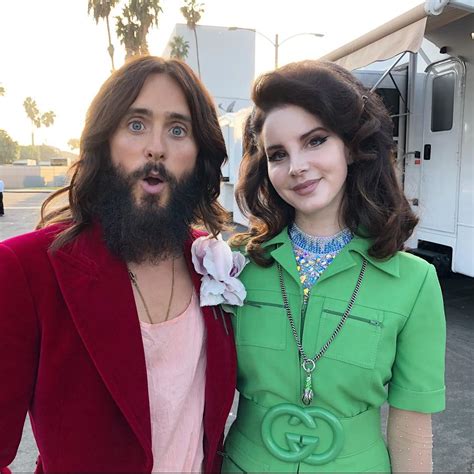 gucci lana del rey jared leto ad|lana del rey jared leto.